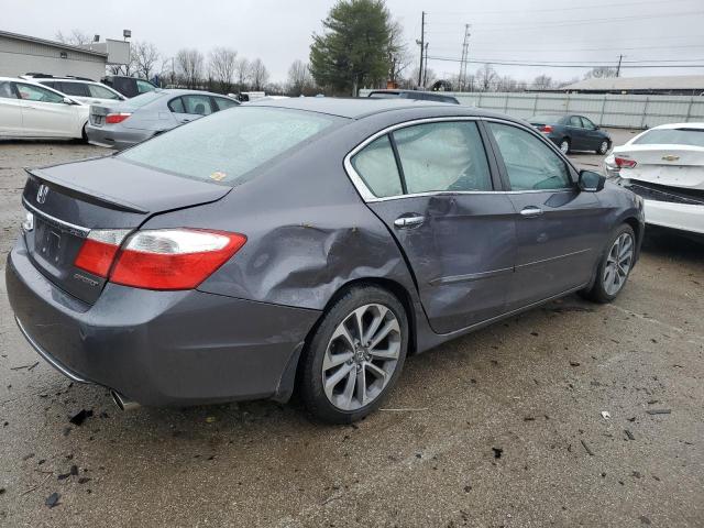 1HGCR2E52EA009434 - 2014 HONDA ACCORD SPORT GRAY photo 3