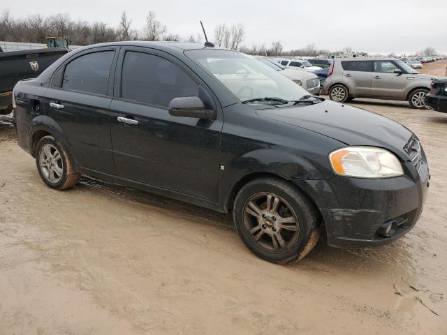 KL1TG56E59B657605 - 2009 CHEVROLET AVEO LT BLACK photo 4