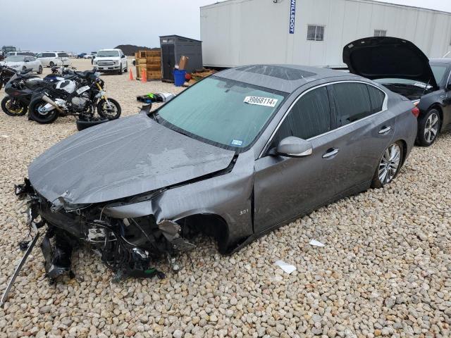 JN1EV7AP0JM362077 - 2018 INFINITI Q50 LUXE GRAY photo 1