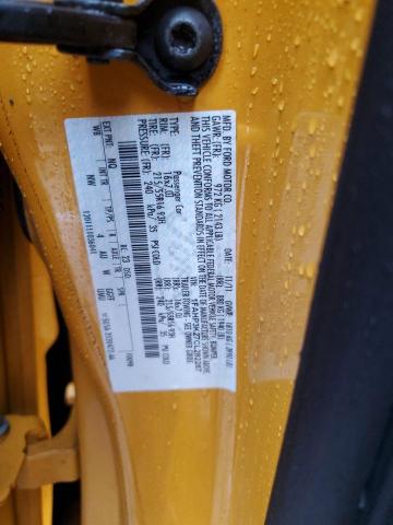 1FAHP3K27CL282287 - 2012 FORD FOCUS SE YELLOW photo 13