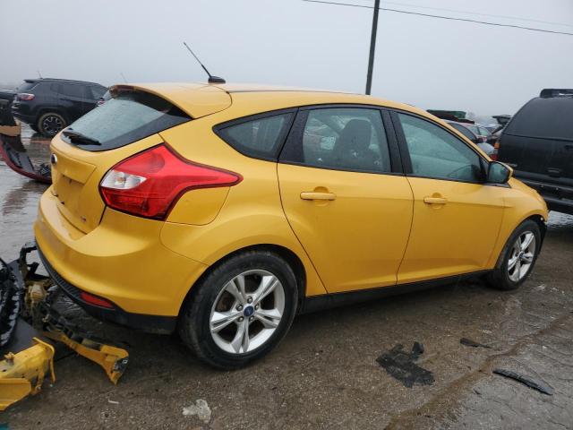 1FAHP3K27CL282287 - 2012 FORD FOCUS SE YELLOW photo 3