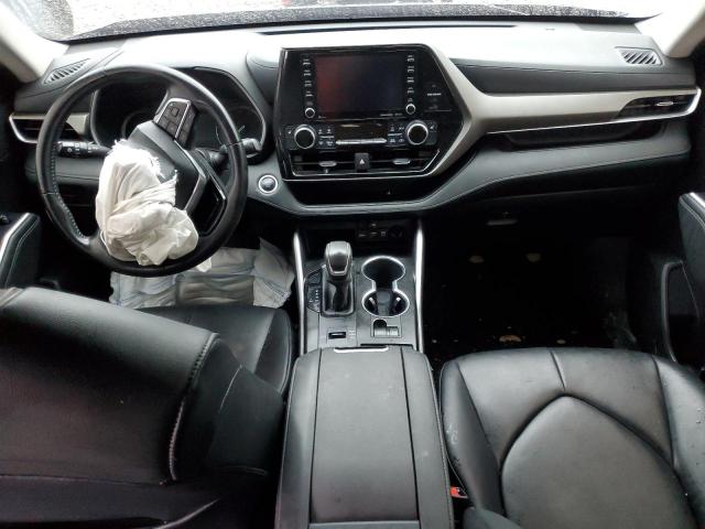 5TDGZRAH4LS009136 - 2020 TOYOTA HIGHLANDER XLE GRAY photo 8