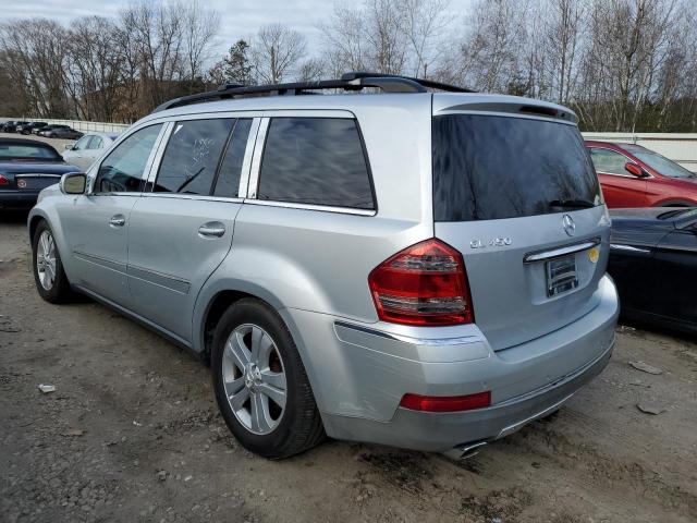 4JGBF71E47A160537 - 2007 MERCEDES-BENZ GL 450 4MATIC SILVER photo 2