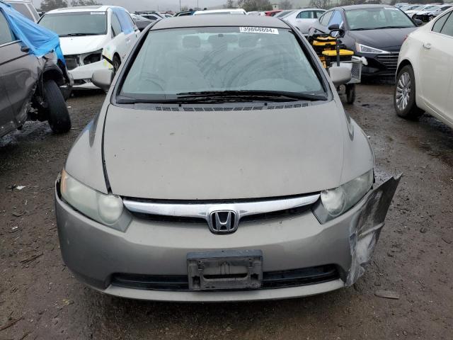 2HGFA16527H309556 - 2007 HONDA CIVIC LX CHARCOAL photo 5