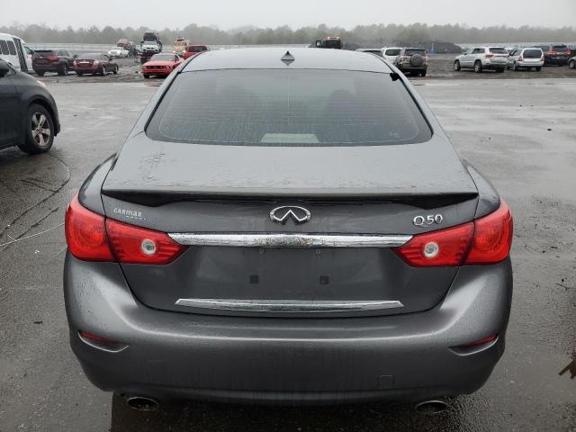 JN1BV7AP2EM675205 - 2014 INFINITI Q50 BASE GRAY photo 6