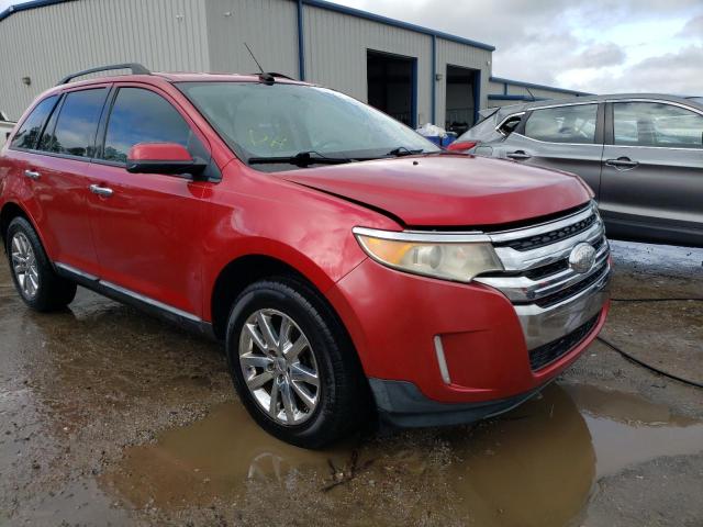 2FMDK3JC0BBB40391 - 2011 FORD EDGE SEL RED photo 4