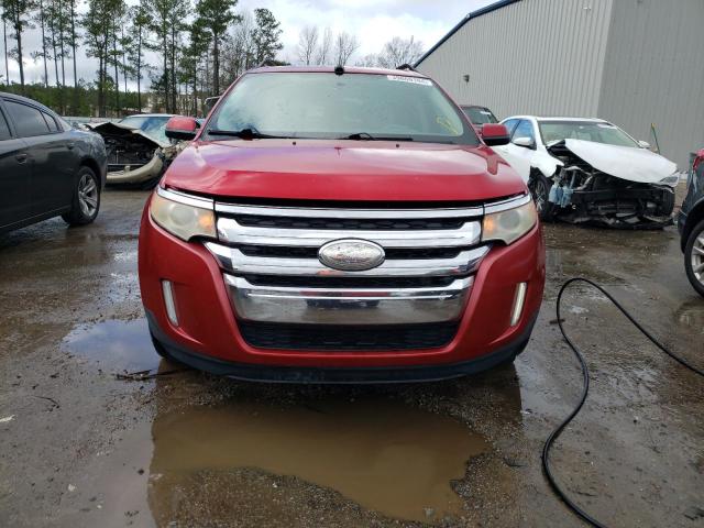 2FMDK3JC0BBB40391 - 2011 FORD EDGE SEL RED photo 5