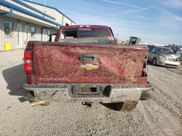 1GCVKREC7EZ175677 - 2014 CHEVROLET SILVERADO K1500 LT RED photo 6