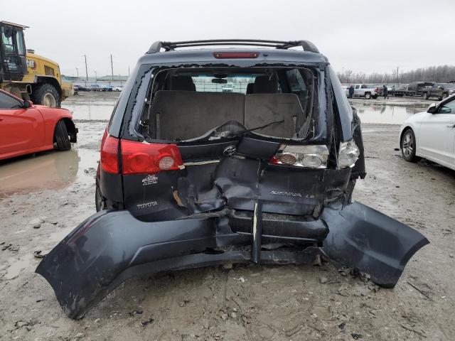 5TDZK23C38S129734 - 2008 TOYOTA SIENNA CE GRAY photo 6