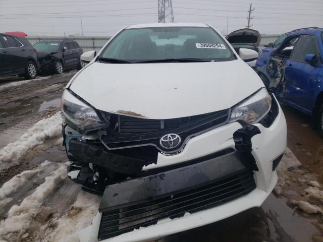 2T1BURHE2FC454962 - 2015 TOYOTA COROLLA L WHITE photo 5