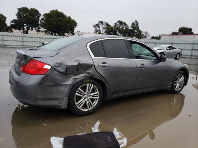 JN1CV6AP1BM504228 - 2011 INFINITI G37 BASE GRAY photo 3