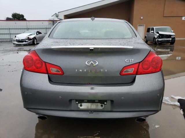 JN1CV6AP1BM504228 - 2011 INFINITI G37 BASE GRAY photo 6