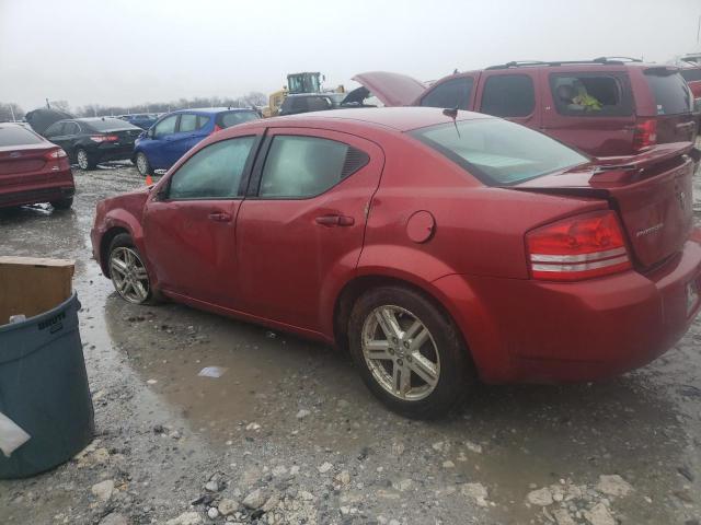 1B3LC56K18N299640 - 2008 DODGE AVENGER SXT RED photo 2