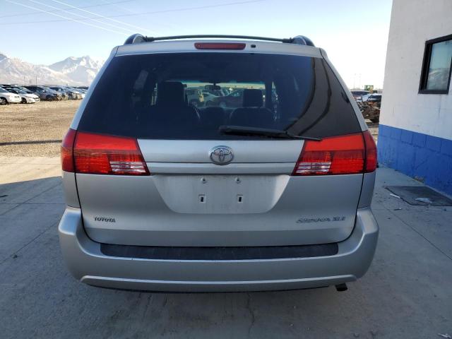 5TDZA22C34S093946 - 2004 TOYOTA SIENNA XLE SILVER photo 6