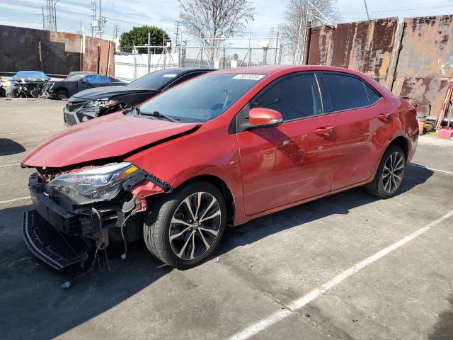 5YFBURHE7HP675752 - 2017 TOYOTA COROLLA L RED photo 1