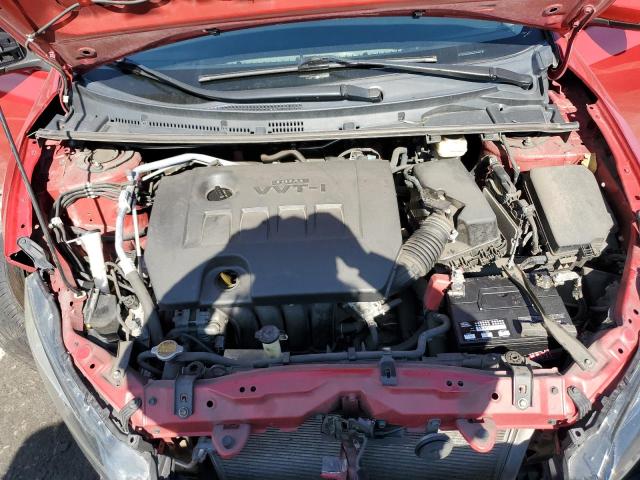 5YFBURHE7HP675752 - 2017 TOYOTA COROLLA L RED photo 11