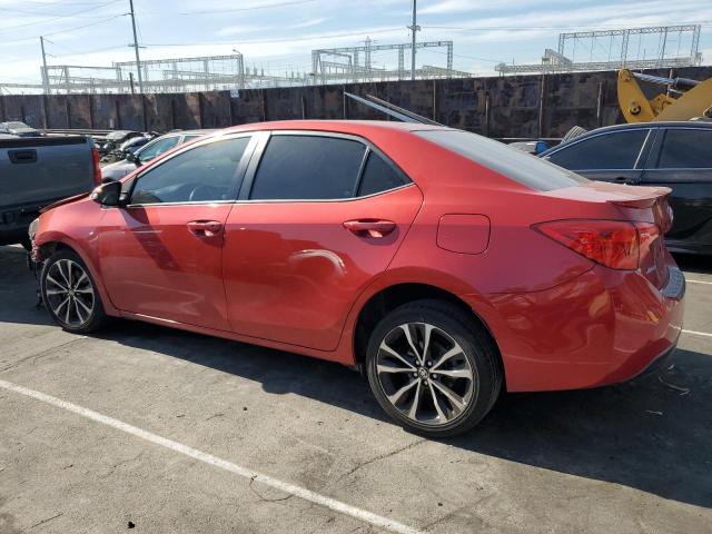 5YFBURHE7HP675752 - 2017 TOYOTA COROLLA L RED photo 2