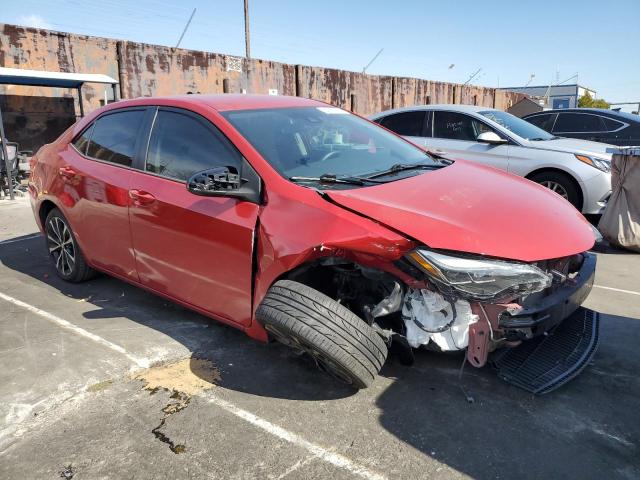 5YFBURHE7HP675752 - 2017 TOYOTA COROLLA L RED photo 4