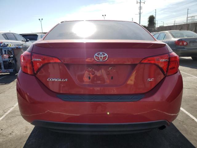 5YFBURHE7HP675752 - 2017 TOYOTA COROLLA L RED photo 6