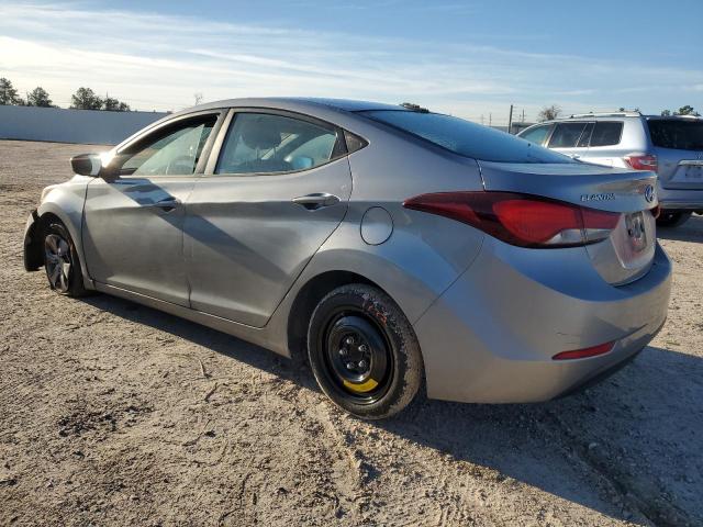 5NPDH4AE2GH739184 - 2016 HYUNDAI ELANTRA SE GRAY photo 2