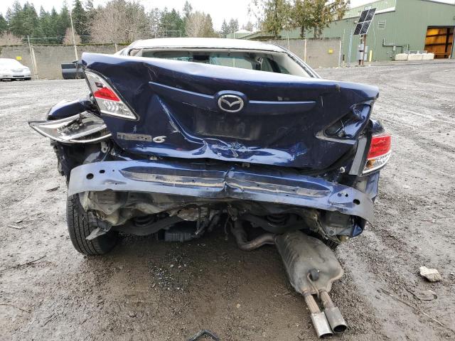 1YVHZ8BH4A5M52574 - 2010 MAZDA 6 I BLUE photo 6