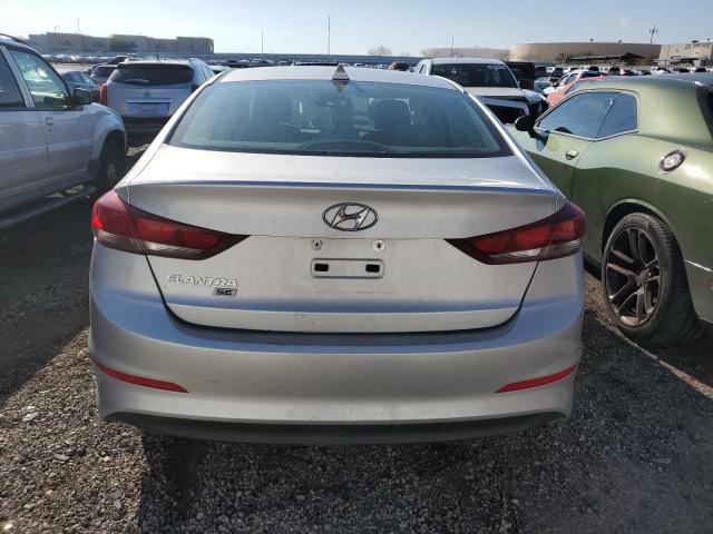 KMHD74LF9HU367287 - 2017 HYUNDAI ELANTRA SE SILVER photo 6