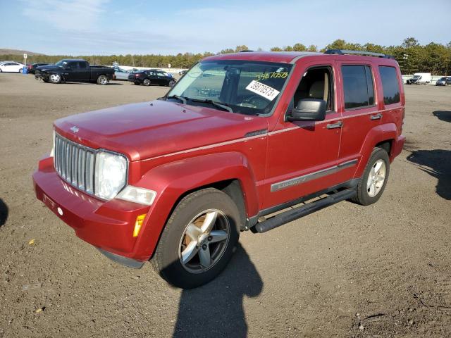 1J4PP5GK7AW156236 - 2010 JEEP LIBERTY LIMITED RED photo 1