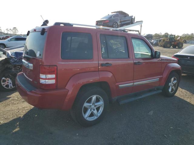 1J4PP5GK7AW156236 - 2010 JEEP LIBERTY LIMITED RED photo 3