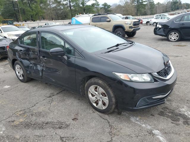 2HGFB2F51EH533465 - 2014 HONDA CIVIC LX BLACK photo 4