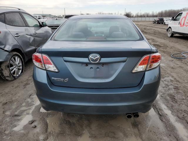 1YVHZ8DH6C5M22847 - 2012 MAZDA 6 I BLUE photo 6