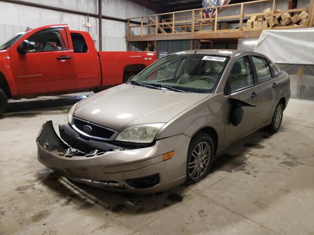 1FAFP34N55W298990 - 2005 FORD FOCUS ZX4 GRAY photo 1