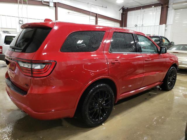 1C4SDHCTXFC873649 - 2015 DODGE DURANGO R/T RED photo 3