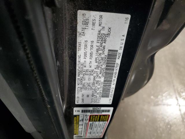 5TFUU4EN9FX133163 - 2015 TOYOTA TACOMA ACCESS CAB Қара фото 12