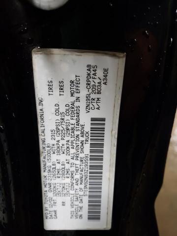 5TESN92N83Z193591 - 2003 TOYOTA TACOMA XTRACAB PRERUNNER შავი ფოტო 10