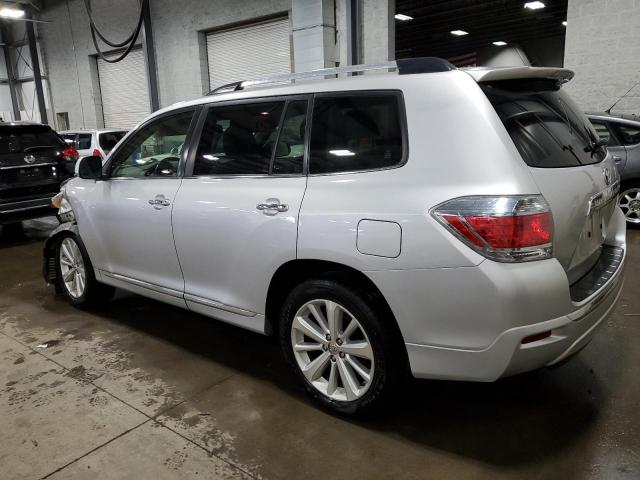 JTEDC3EHXC2007258 - 2012 TOYOTA HIGHLANDER HYBRID LIMITED SILVER photo 2