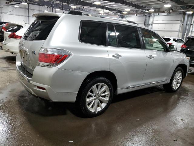 JTEDC3EHXC2007258 - 2012 TOYOTA HIGHLANDER HYBRID LIMITED SILVER photo 3