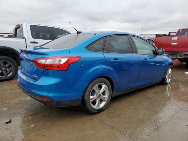 1FADP3F28EL174725 - 2014 FORD FOCUS SE BLUE photo 3