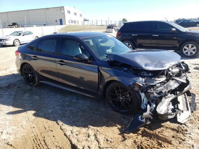 2HGFE2F51NH597738 - 2022 HONDA CIVIC SPORT GRAY photo 4