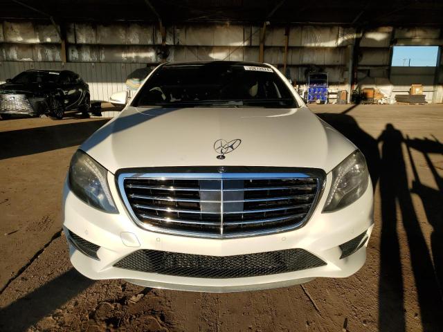 WDDUG8CB3FA100594 - 2015 MERCEDES-BENZ S 550 WHITE photo 5