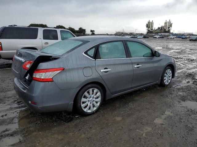 3N1AB7AP5FY331225 - 2015 NISSAN SENTRA S GRAY photo 3