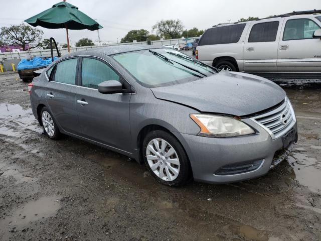 3N1AB7AP5FY331225 - 2015 NISSAN SENTRA S GRAY photo 4