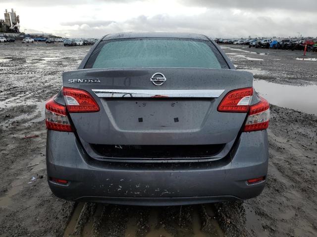 3N1AB7AP5FY331225 - 2015 NISSAN SENTRA S GRAY photo 6