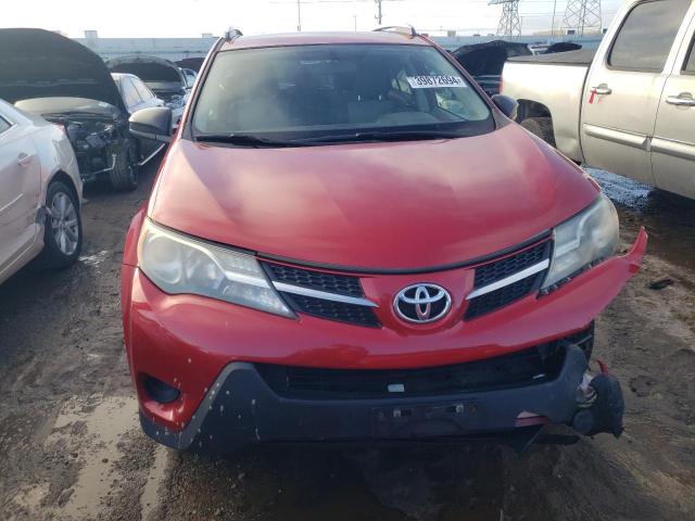 2T3BFREV5DW031682 - 2013 TOYOTA RAV4 LE RED photo 5