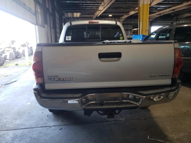 5TEMU52N35Z098413 - 2005 TOYOTA TACOMA DOUBLE CAB LONG BED SILVER photo 6