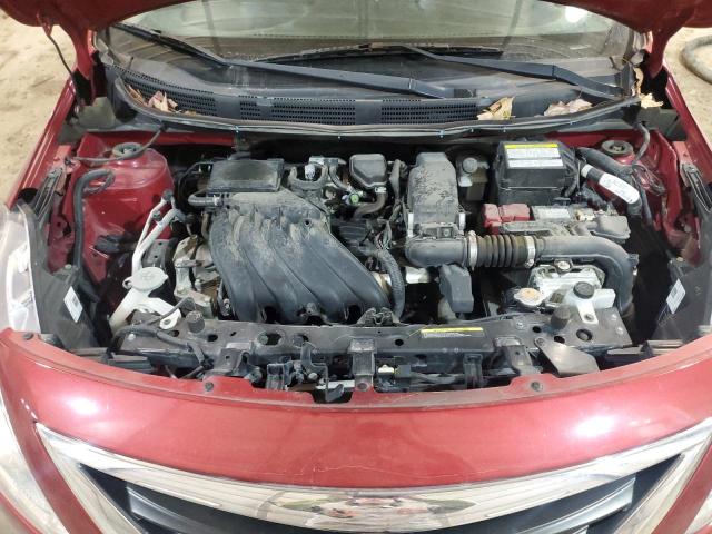 3N1CN7AP5HL885168 - 2017 NISSAN VERSA S BURGUNDY photo 11