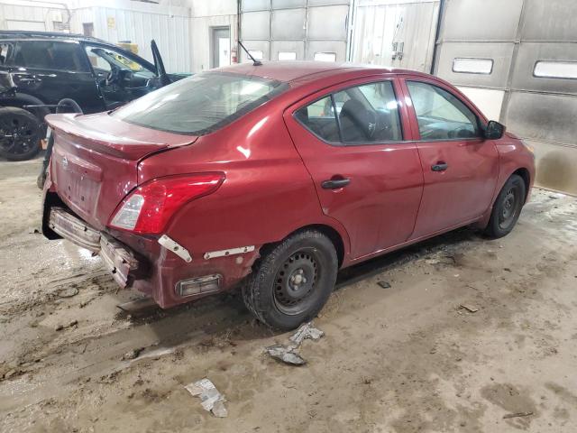 3N1CN7AP5HL885168 - 2017 NISSAN VERSA S BURGUNDY photo 3