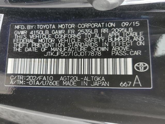 JTKJF5C71GJ017878 - 2016 TOYOTA SCION TC Qara foto 12