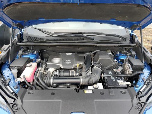 JTJBARBZ5K2187276 - 2019 LEXUS NX 300 BASE ლურჯი ფოტო 11