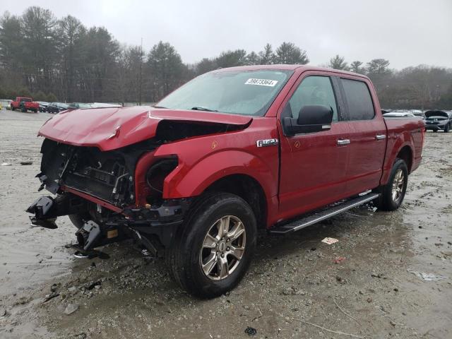 1FTEW1E82GFA48793 - 2016 FORD F150 SUPERCREW RED photo 1
