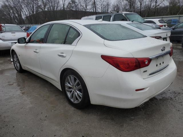 JN1BV7AR9FM418383 - 2015 INFINITI Q50 BASE WHITE photo 2